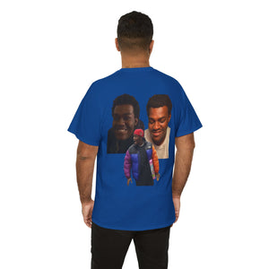 Vibrant Streetwear Tee - Retro Style Cotton T-Shirt with Unique Graphic
