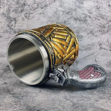 Load image into Gallery viewer, Stainless Steel Bullet Pattern Beer Mug, Creative Revolver Gun Bullet Beer Cup, Pistol Shape Handle Coffee Tea Mug, Unique Gift