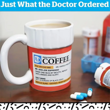 Load image into Gallery viewer, LYSP Ceramic Coffee Cup, Medicine Bottle Modeling Mug,Prescription Coffee Mug,Ceramic Pill Bottle Cup,Unique Novelty Shape