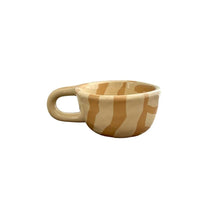 Load image into Gallery viewer, Unique INS Ceramic Coffee Cup Hand Pinched Plaid Irregular Chessboard Mugs U-shaped handle Heat-resistant Water Cups Milk