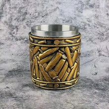 Load image into Gallery viewer, Stainless Steel Bullet Pattern Beer Mug, Creative Revolver Gun Bullet Beer Cup, Pistol Shape Handle Coffee Tea Mug, Unique Gift