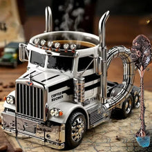 Load image into Gallery viewer, Handcrafted Truck Coffee Mug 11 Ounces Semi-trailer Shaped Unique Gift For Coffee And Truck Lovers Truck Driver Gifts