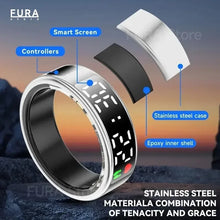 Load image into Gallery viewer, 2025 SR08 Smart Ring Men&#39;s and Women&#39;s Heart Rate Blood Oxygen Monitor Health Monitoring IP68 waterproof Multi-exercise mode