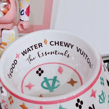 Load image into Gallery viewer, CHEWY VUITTON Pet Feeding set