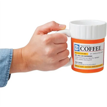 Load image into Gallery viewer, LYSP Ceramic Coffee Cup, Medicine Bottle Modeling Mug,Prescription Coffee Mug,Ceramic Pill Bottle Cup,Unique Novelty Shape