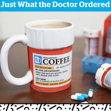 Load image into Gallery viewer, Ceramic Coffee Cup, Medicine Bottle Modeling Mug,Prescription Coffee Mug,Ceramic Pill Bottle Cup,Unique Novelty Shape