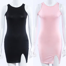 Load image into Gallery viewer, Women Fashion Summer Bodycon Sleeveless Evening Sexy Party Cocktail Mini Dress