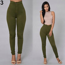 Load image into Gallery viewer, Women Pencil Stretch Casual Denim Skinny Jeans Pants High Waist Trousers