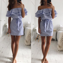 Load image into Gallery viewer, Women Summer Casual Sleeveless Evening Party Cocktail Beach Short Mini Dress