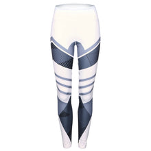 Load image into Gallery viewer, Women Fashion Geometric Print Pants Casual High Waist Fitness Sports Leggings