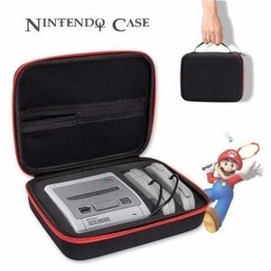 NES SNES Classic Mini Edition Case Travel Storage Hard Shell for Nintendo Carrying Pouch