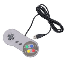 Load image into Gallery viewer, USB Controller Gaming Joystick Gamepad Controller for Nintendo SNES Game pad for Windows PC For MAC Computer Control Joyst