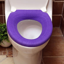 Load image into Gallery viewer, Warmer Washable O-shaped Flush Pads Toilet Seat Cover Home Bathroom Decoration
