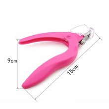 Load image into Gallery viewer, U Shape Nail Cutter Stainless Steel False Nail Clipper Cutter Manicure Clipper Tool UV Gel