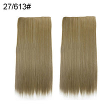 Load image into Gallery viewer, Women Fashion Full Head Clip-on Wig Hair Extensions Long Straight Hairpiece