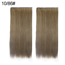Load image into Gallery viewer, Women Fashion Full Head Clip-on Wig Hair Extensions Long Straight Hairpiece