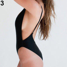 Load image into Gallery viewer, Women&#39;s One Piece Push Up Padded Bikini Swimsuit Swimwear Bathing Suit Monokini