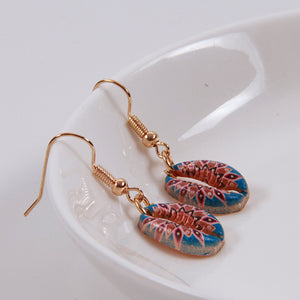 Vintage Women Floral Cowrie Shell Dangle Hook Earrings Summer Beach Jewelry Gift