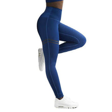Load image into Gallery viewer, Women&#39;s Dailywear Sporty Legging - Solid Colored, Ruched High Waist Blue Black Red XL / Slim