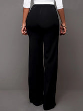 Load image into Gallery viewer, Formal Affair  Bootcut / Wide Leg Pants Black Fuchsia Wine L XL XXL