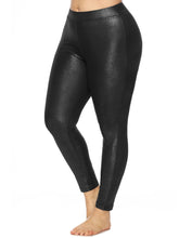 Load image into Gallery viewer, Women\&#39;s Plus Size Capri Leggings Stretch Glistening  Trim Soft Tights NightClub Pants