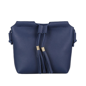 Women Shopping Office Pouch Tassel Shoulder Crossbody Bag Satchel Purse Handbag