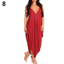 Load image into Gallery viewer, Women Summer Fashion Solid Color Harem Overall Romper Loose Casual Jumpsuit