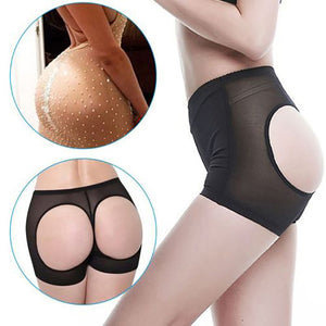 Women Hollow Hole Underpants Butt Exposed Buttocks Sexy Body Sculpting Underwear