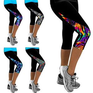 Women Fashion Triangle Paneled Slimming Pants Leggings Running Yoga Sport Gym Pants