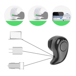 Wireless Bluetooth Stereo In-ear Earpiece Handsfree Mini Earbud for Smart Phone