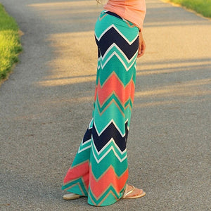 Women's Jogging Pants Comfortable Causal Trousers Striped Print Yoga Pants