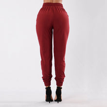 Load image into Gallery viewer, Women&#39;s Fashion Baggy Dance Sport Sweat Pants Zipper Pockets Drawstring Trousers