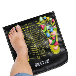 Foot Massager Mat Reflexology Walk Stone Pain Relieve Leg Mat Health Care Pad