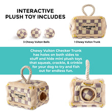 Load image into Gallery viewer, Haute Diggity Dog Chewy Vuiton Checker Collection – Soft Plush Desig
