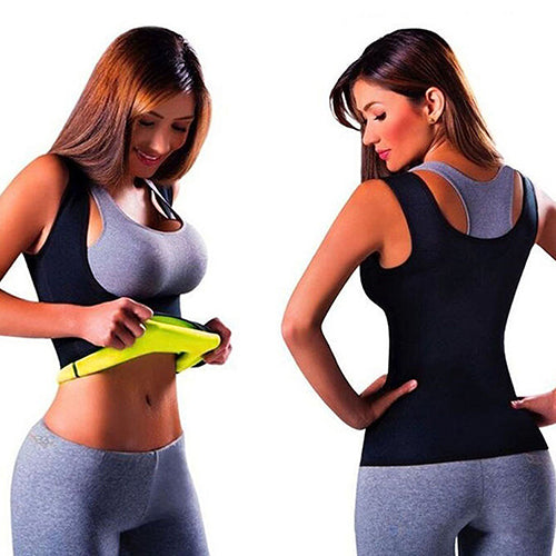 Women Breast Care Abdomen Fat Burning Fitness Yoga Gym Exercise Vest Shapewear