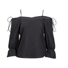 Load image into Gallery viewer, Women Fashion Long Sleeve Off Shoulder Spaghetti Strap Top Blouse Party Gift