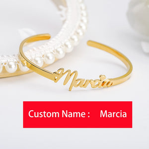 Customize This Gold Bangle Bracelets