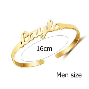 Customize This Nameplate Bracelet for  Baby Women and Men