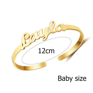 Customize This Nameplate Bracelet for  Baby Women and Men