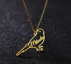 Customize This Parakeet Name Necklace Charm Link