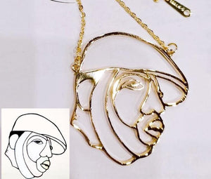 Customize This  Drawing  Artwork  Necklace Jewelry
