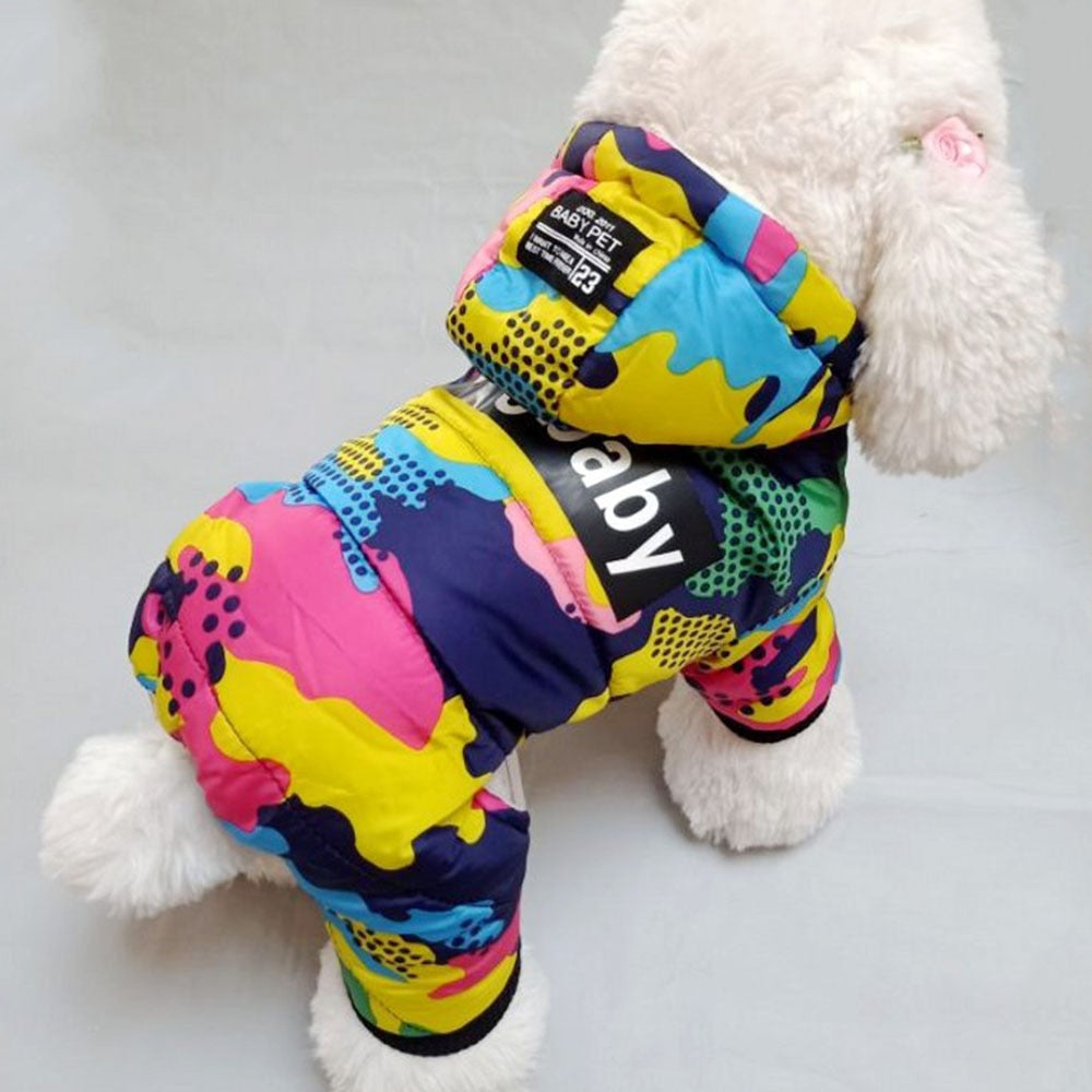 Camo Dog Coat / Ski Suit