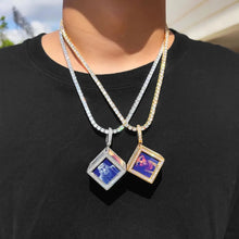 Load image into Gallery viewer, Personalized Custom Memory Six-Side Cube Photo Pendant For Necklace