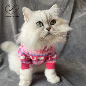 Luxury Pink Pet Sweater