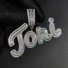 Load image into Gallery viewer, Iced Out Name Pendent