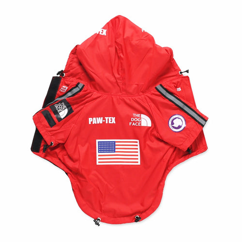 THE DOG FACE Luxury Pet Rain Jacket