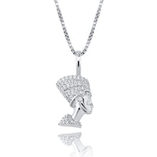 Load image into Gallery viewer, Customize This 925 Sterling Silver Egyptian Pharoah Iced Pendant