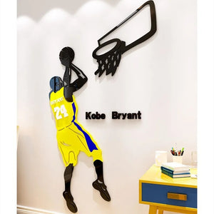 Wall Sticker Kobe NBA Star Fans Poster Room