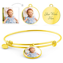 Load image into Gallery viewer, Customize This Personalize Charm Photo Bracelet