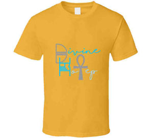Divine Hotep Grey Blue Signature Collection T Shirt / Hat